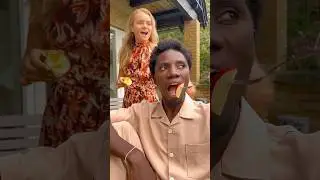 She Exposed Me!😳😂 @isabellaafro ​⁠🧠@yana.chirkina  #couple #trending #prank #reaction