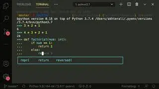 Learning Python - Recursion