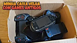 MINHA CAIXA VELHA DE GAMES !