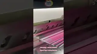 Digital Paper Cutting Machine Work for Papers