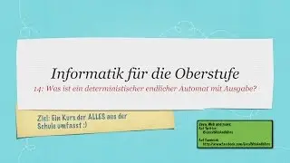 IFDO14: Was ist eigentlich ein deterministischer endlicher Automat mit Ausgabe?