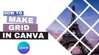 How to make GRID in CANVA. Easy Tutorial