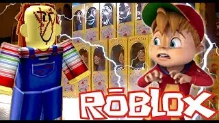 CHIPMUNK vs CHUCKY ON THE HORROR ELEVATOR |  ROBLOX