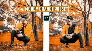 PICSART MOODY ORANGE PHOTO EDITING TUTORIAL STEP BY STEP IN HINDI