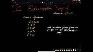 Unit 2.2 | Check whether grammar is LL(1) or not | LL(1) parsing Part-3 | Compiler Design