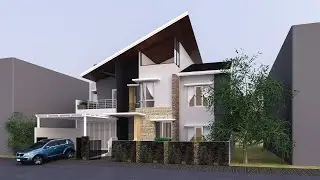 Exterior Render | Vray Next Sketchup | Time-lapse