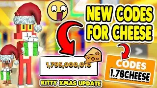 ALL 21 *WORKING* ROBLOX KITTY CODES 2021 FOR 1+ BILLION CHEESE 🐱 JANUARY UPDATE CODES OF KITTY 🧀