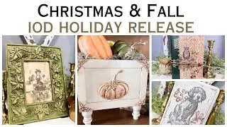 Christmas & Fall home decor diy's - Trash to Treasure diy's - IOD Holiday Release