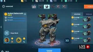 Ardent Behemoth Hwangje How Good Is It? Live Stream (War Robots) 
