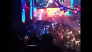 The Undertaker Collapses after Win vs  Brock Lesnar Summerslam 2015