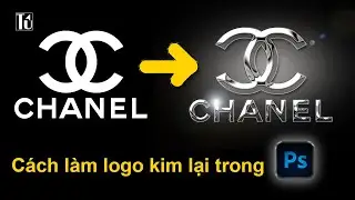 Cách tạo logo kim loại đơn giản trong Photoshop! | How to create a simple metal logo in Photoshop!