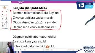 10.SINIF/ EDEBİYAT/ AŞIK EDEBİYATI 121/ DERS TEKRARI    22 aralık