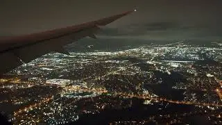 Landing Boeing 787-8 LOT Airlines in Toronto Pearson Airport