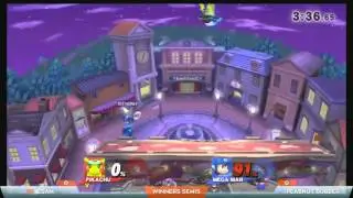 Tiger Smash 4 - Winners Semis - PG | ESAM (Pikachu) vs Peabnut Bubber (Mega Man)