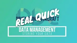 Real Quick: Organizing Your Data in Sheets