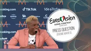 PRESS QUESTION ► Jérémie Makiese (Belgium Eurovision 2022)
