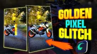 Pixel Glitch Golden Effect Tutorial Alightmotion Pixel Glitch Like