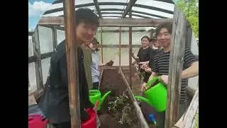 Трудовой отряд школы N 20  с.Хатыстыр