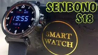 Умные часы SENBONO S18 (Водонепроницаемые Смарт-часы IP68 )