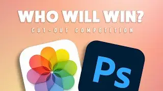 CUT-OUT COMPETITION! | iOS vs Photoshop | New iOS 16 Feature