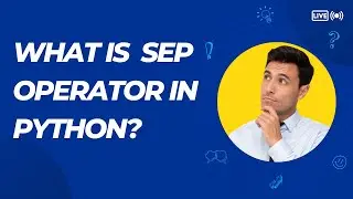 What is sep parameter in python?