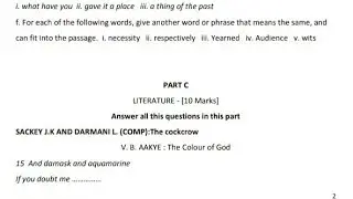 2025 BECE English language Mock Questions With Marking Scheme