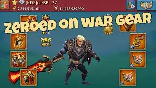 Lords Mobile - BIG target on war gear with HUGE amount of troops.  How many rallies until zeroed?