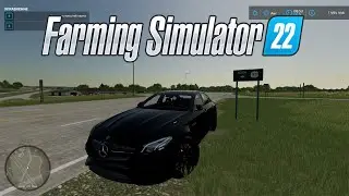 💥МОД на АВТОМОБИЛЬ Mercedes Benz E63S AMG для Farming Simulator 22