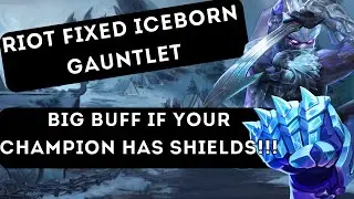 Patch 13.3 League of Legends FIXED ICEBORN GAUNTLET - HIDDEN BUFF FOR SHEN!