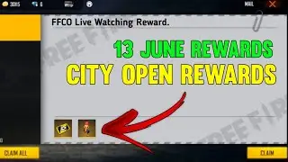 free fire city open live watching redeem code | free fire 14 june redeem code | ff redeem code
