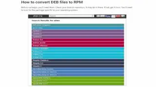 How to Convert DEB Files to RPM