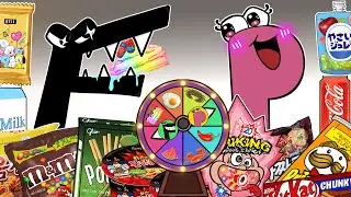 Convenience Store Food Mukbang VS Alphabet Lore F And P MUKBANG Challenge | Alphabet Lore ANIMATION