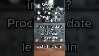 Inscription sur djstuff.fr/form #euphonia #dj #audio #test #alphatheta #music #studio #pioneerdj