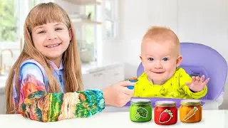 Diana quiere ser una buena hermana para el bebé Adam