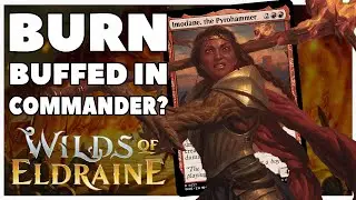 Does Imodane, the Pyrohammer make burn BEST in Commander? 