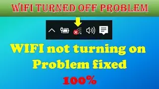Fix WIFI option not showing on windows 10 | WIFI is disabled in windows 10 | fix missing wifi option