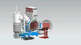 Vacuum brazing furnace for aluminum