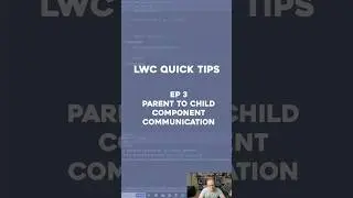 #salesforce #lwc Quick Tip - How to Do Parent Child Communication in an LWC