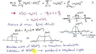 The Window Method of FIR Filter Design