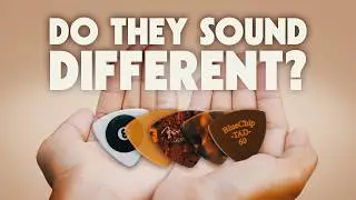 Bluegrass Guitar Pick Showdown - BlueChip / ToneSlabs / Tortoise Shell / Casein