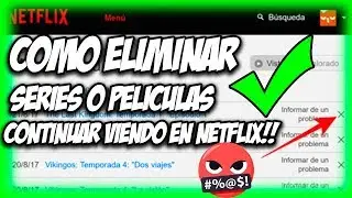How to delete series or movies from continuing to watch on Netflix ✅👌