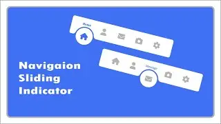 Menu Indicator With Amazing Sliding Effect | Navigation | Code Effect