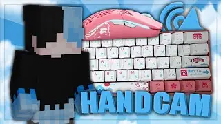 Keyboard + Mouse ASMR Sounds (Handcam) | Hypixel Bedwars