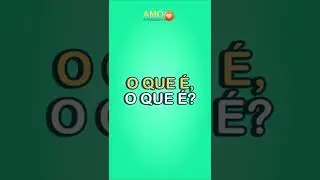 O que é o que é adivinhas, adivinhacoes, charadas e enigmas P _ _ U #shorts