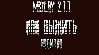Misery 2.1.1 краткий гайд для новичков