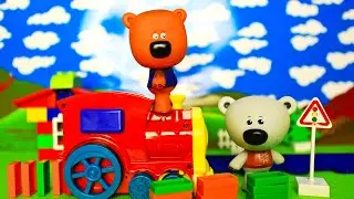 Мультики для детей Мимимишки кеша и тучка изобрели чудо поезд
