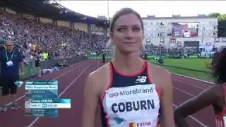 Women's 3000m steeplechase Diamond League Oslo 2018