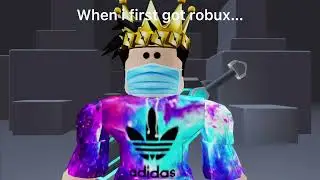 My avatar when i first got robux 🥲
