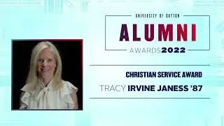 University of Dayton Alumni Awards 2022 - Christian Service Award - Tracy Irvine Janess