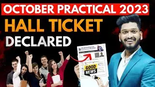 October Practical Exam 2023 Hall Ticket Declared | How to Download Nios Hall ticket | Timing | Dates